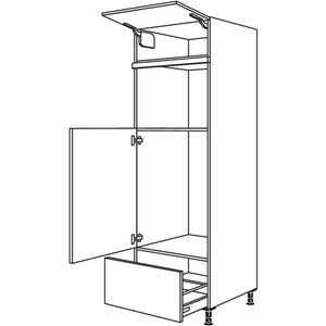 Nobilia XL-Geraete-Umbau Kuehlautomat und Mikrowelle - Dampfgarer - Kompaktgeraet G88MDKA-1X 35830