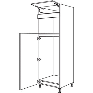 Nobilia XL-Geraete-Umbau Kuehlautomat und Mikrowelle G123M-1X 30861