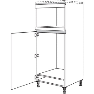 Nobilia XL-Geraete-Umbau Kuehlautomat und Mikrowelle NGM88-X 53338