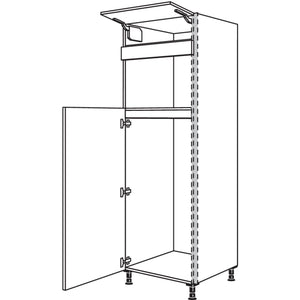 Nobilia XL-Geraete-Umbau Kuehlautomat und Mikrowelle NGS123M-1X 31984