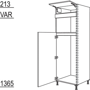 Nobilia XL-Geraete-Umbau Kuehlautomat und Mikrowelle NGS123M-1X 31984