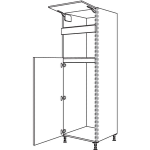 Nobilia XL-Geraete-Umbau Kuehlautomat und Mikrowelle NGS123M-2X 45984