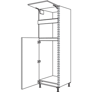 Nobilia XL-Geraete-Umbau Kuehlautomat und Mikrowelle NGS123M-3X 56984