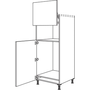 Nobilia XL-Geraete-Umbau Kuehlautomat und Mikrowelle mit Lifttuer G88L-X 31779