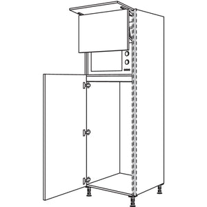 Nobilia XL-Geraete-Umbau Kuehlautomat und Mikrowelle mit Lifttuer NGS123L-1X 31985