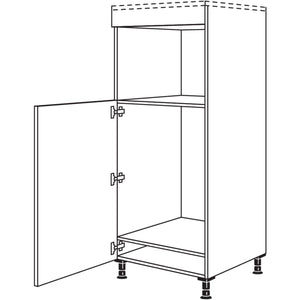 Nobilia XL-Geraete-Umbau Kuehlautomat und Mikrowelle oder Dampfgarer - Kompaktgeraet G88DK-X 31727