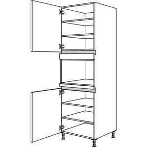 Nobilia XL-Geraete-Umbau Mikrowelle NGM-2X 43322