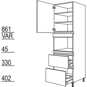 Nobilia XL-Geraete-Umbau Mikrowelle NGM2A-3X 53324