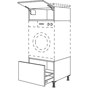 Nobilia XL-Geraete-Umbau Waschmaschine - Waeschetrockner GDWST60-X 34557