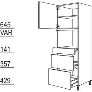 Nobilia XL-Geraete-Umbau fuer Dampfgarer - Kompaktgeraet GDDKS2A-1X 32742