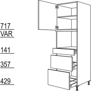 Nobilia XL-Geraete-Umbau fuer Dampfgarer - Kompaktgeraet GDDKS2A-2X 42742