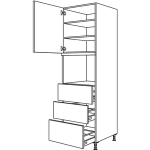 Nobilia XL-Geraete-Umbau fuer Dampfgarer - Kompaktgeraet GDK3A-3X 52735