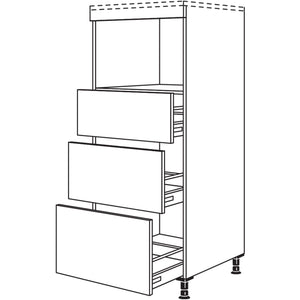 Nobilia XL-Geraete-Umbau fuer Dampfgarer - Kompaktgeraet GDK3A-X 34453