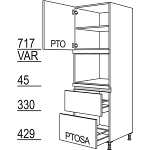 nobilia XL-Geraete-Umbau fuer Dampfgarer - Kompaktgeraet LGDK2A-1X 33338