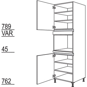 Nobilia XL-Geraete-Umbau fuer Dampfgarer - Kompaktgeraet NGDK-3X 53325