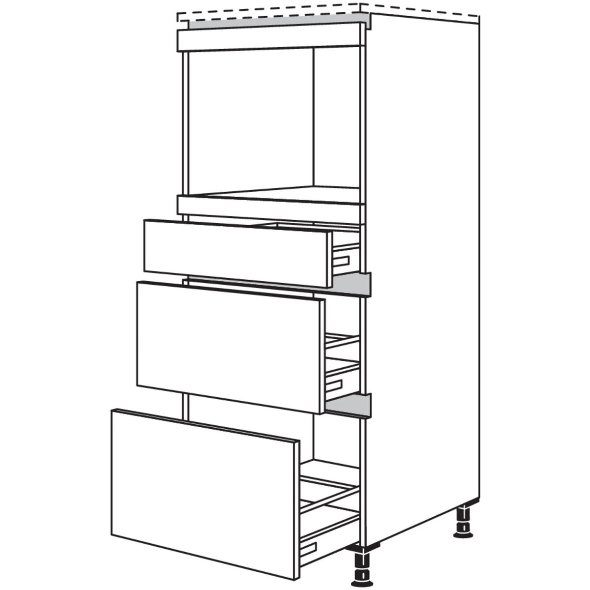 Nobilia XL-Geraete-Umbau fuer Dampfgarer - Kompaktgeraet NGDKS2A-X 53348