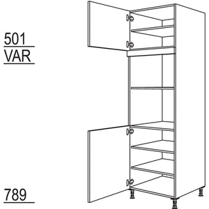 Nobilia XL-Geraete-Umbau fuer Mikrowelle und Dampfgarer - Kompaktgeraet GDMDK-3X 52732