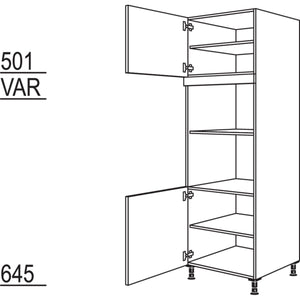 Nobilia XL-Geraete-Umbau fuer Mikrowelle und Dampfgarer - Kompaktgeraet GMDK-1X 32731