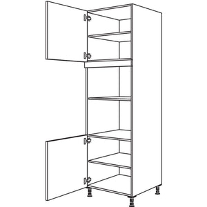 Nobilia XL-Geraete-Umbau fuer Mikrowelle und Dampfgarer - Kompaktgeraet GMDK-3X 52731