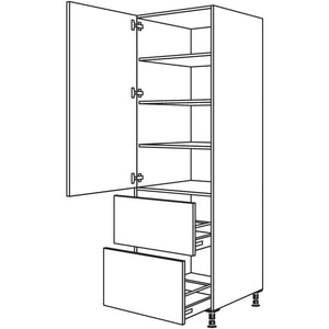 Nobilia XL-Geschirr-- Vorratsschrank HD2A60-1X 32224