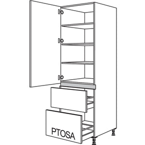 nobilia XL-Geschirr-- Vorratsschrank LH2A60-1X 32319
