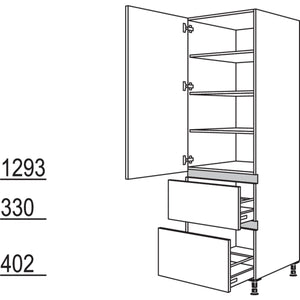 Nobilia XL-Geschirr-- Vorratsschrank NH2A60-1X 32312