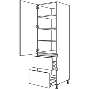 Nobilia XL-Geschirr-- Vorratsschrank NH2A40-3X 53310