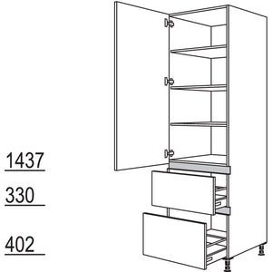 Nobilia XL-Geschirr-- Vorratsschrank NH2A40-3X 53310