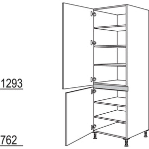 Nobilia XL-Geschirr-- Vorratsschrank NH50-1X 30305