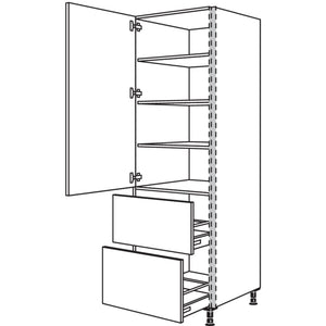 Nobilia XL-Geschirr-- Vorratsschrank NHS2A60-1X 34909