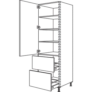 Nobilia XL-Geschirr-- Vorratsschrank NHS2A30-2X 45906