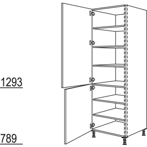 Nobilia XL-Geschirr-- Vorratsschrank NHS60-1X 34904