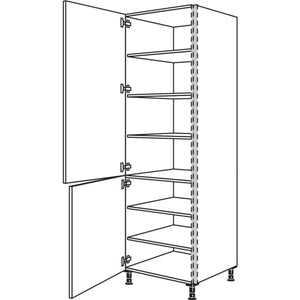 Nobilia XL-Geschirr-- Vorratsschrank NHS60-2X 45904