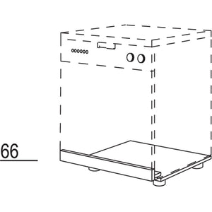 Nobilia XL-Geschirrspüler-Unterbau für integrierte Geschirrspüler für GSU60-X 34860