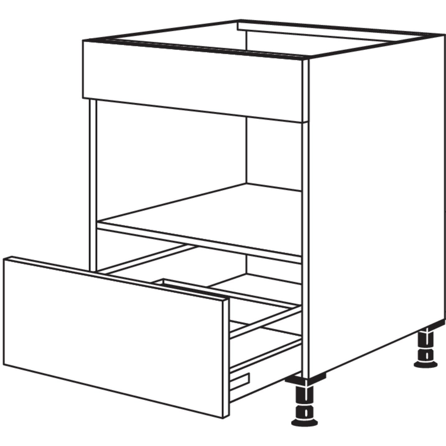 nobilia armario de conversión para horno XL HUA-X 60 cm