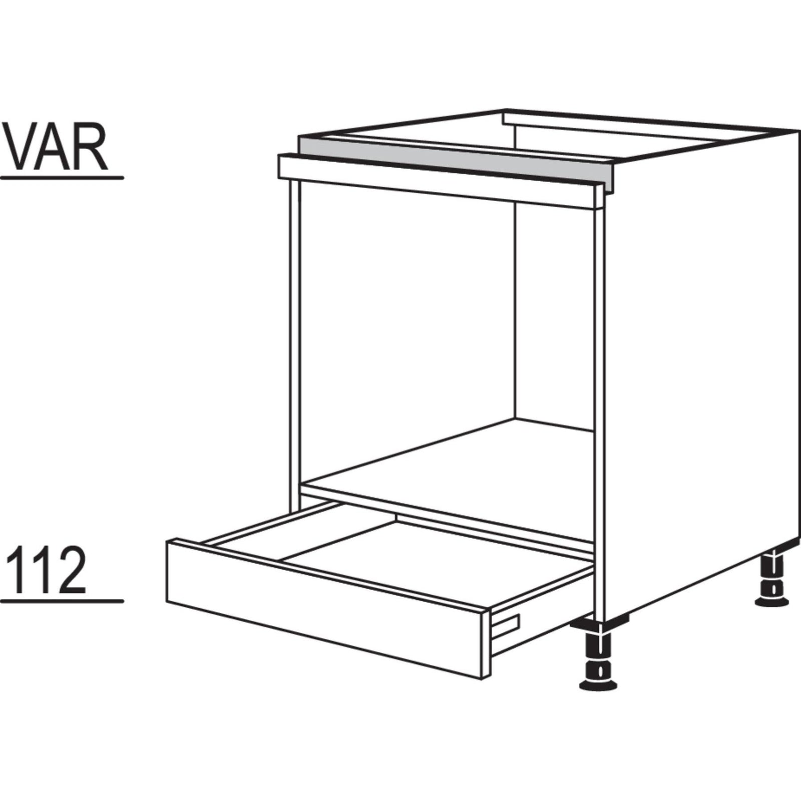 Nobilia XL-Herd-Umbauschrank NHUS60-X 56312