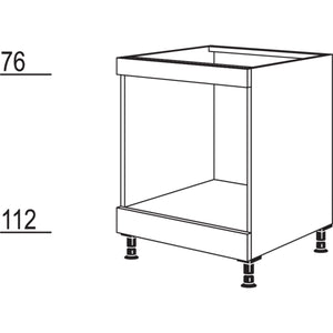 Nobilia XL-Herd-Umbauschrank Slim Line HUB-SL-X 37327