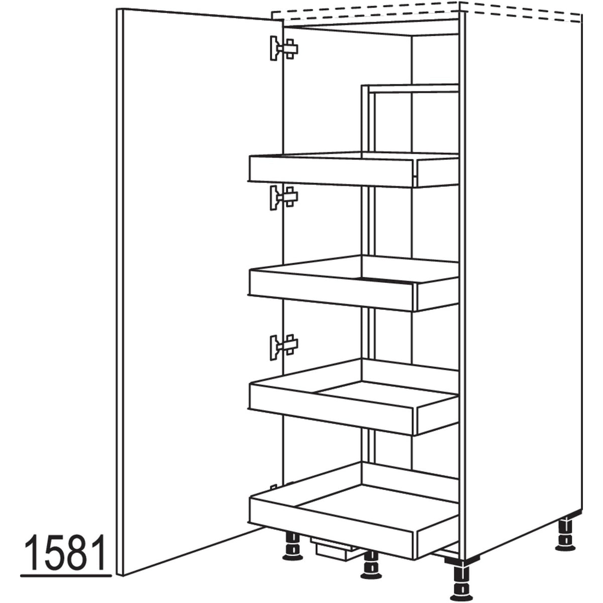nobilia XL-Highboard Cargo HCF60-X 32517