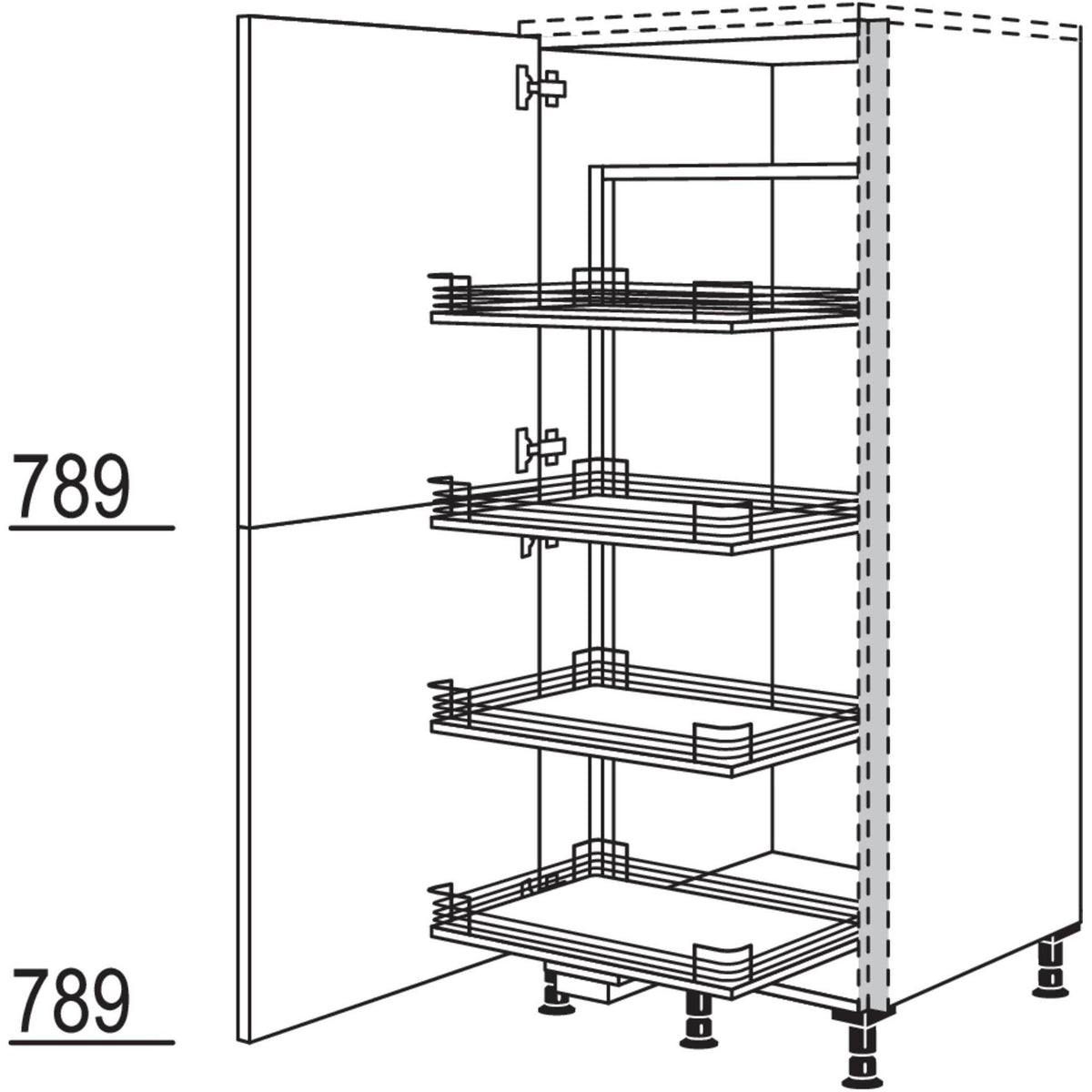 Nobilia XL-Highboard Cargo NHSC60-X 68572