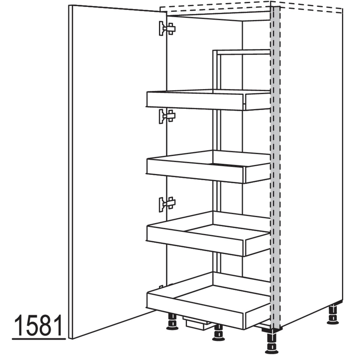 nobilia XL-Highboard Cargo NHSCF60-X 68575