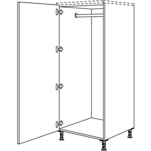 nobilia XL-Highboard Garderobenschrank HWGF40-X 32538