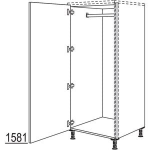 nobilia XL-Highboard Garderobenschrank NHSWGF40-X 68705