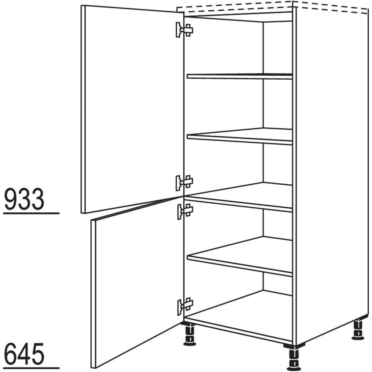 Nobilia XL-Highboard H60-X 32771