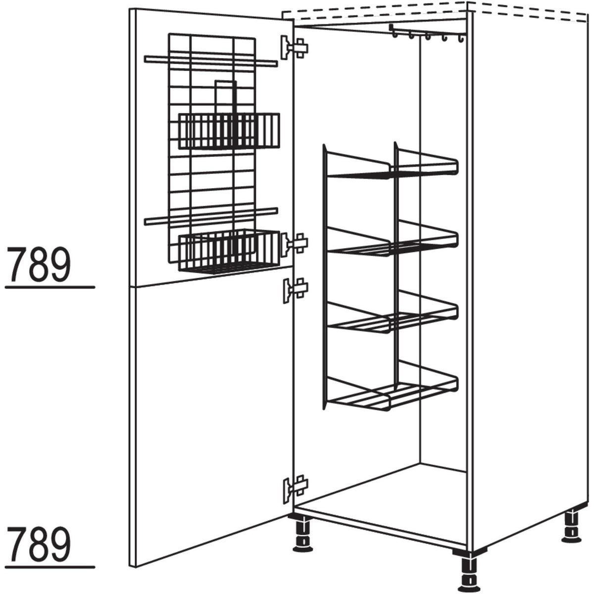 Nobilia XL-Highboard HDB40-X 38515