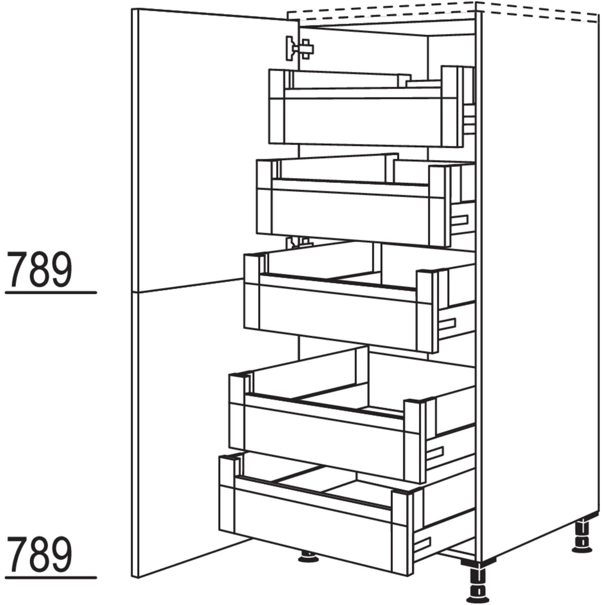 Nobilia XL-Highboard HDI60-X 37589
