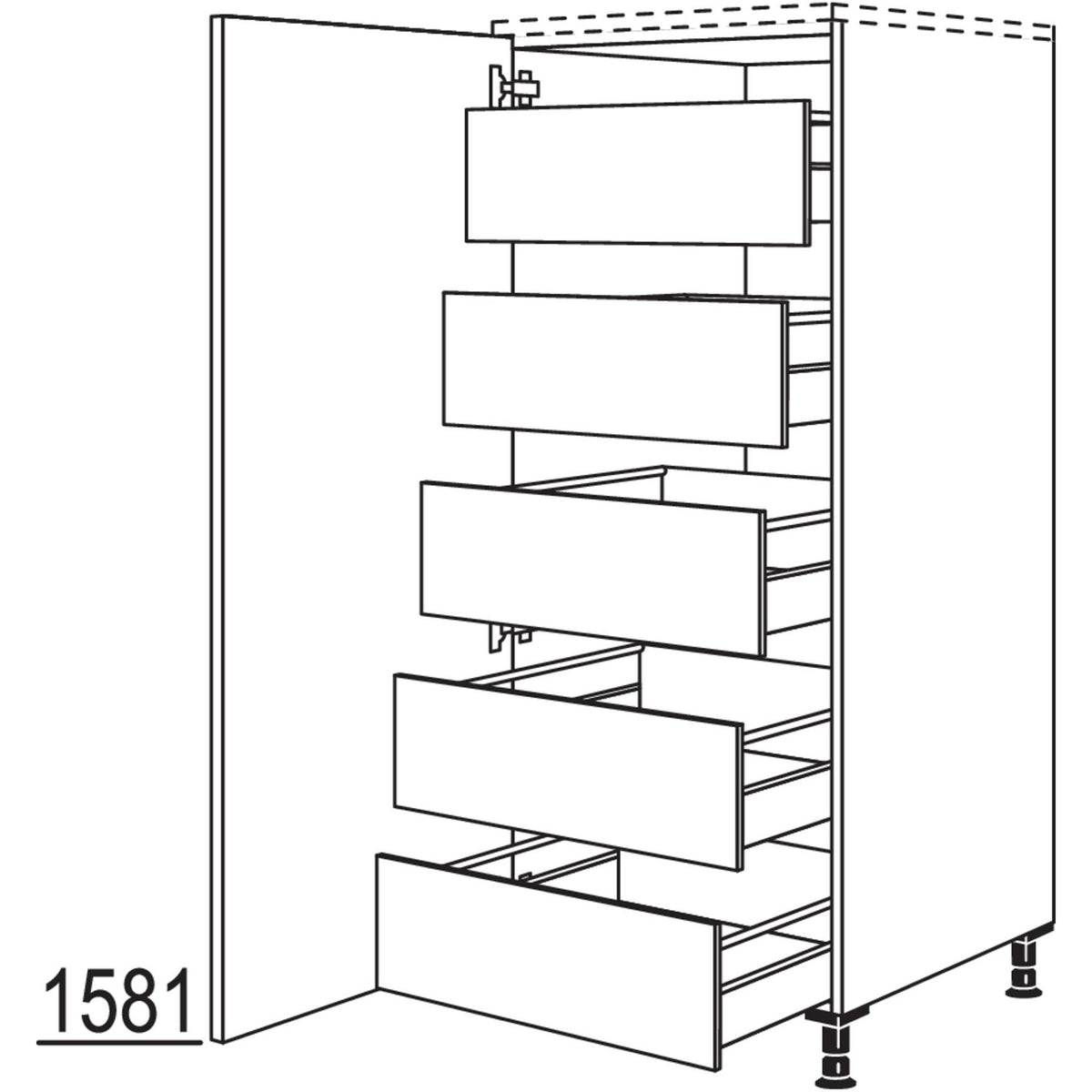 nobilia XL-Highboard HIF50-X 32519