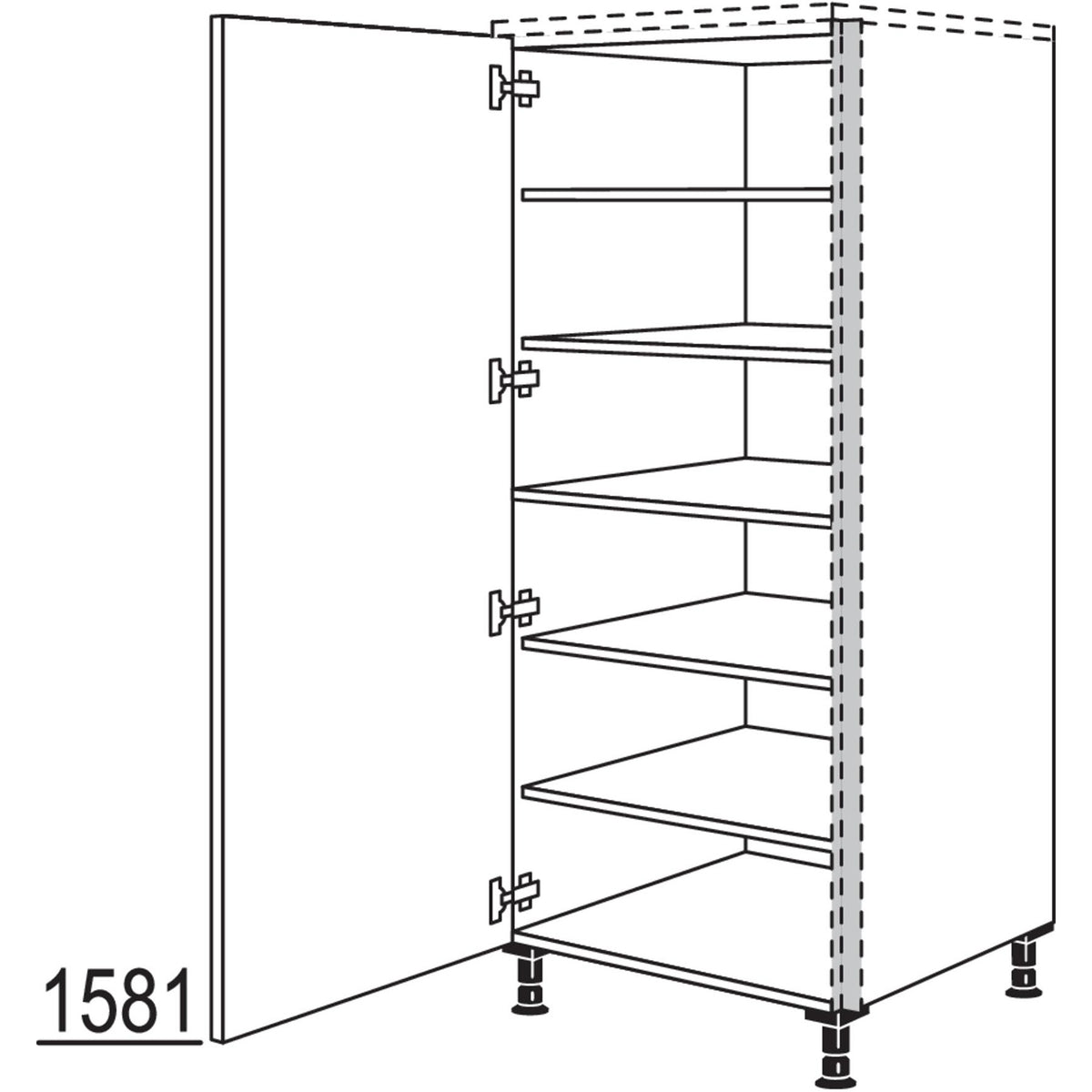 nobilia XL-Highboard NHSF40-X 68784