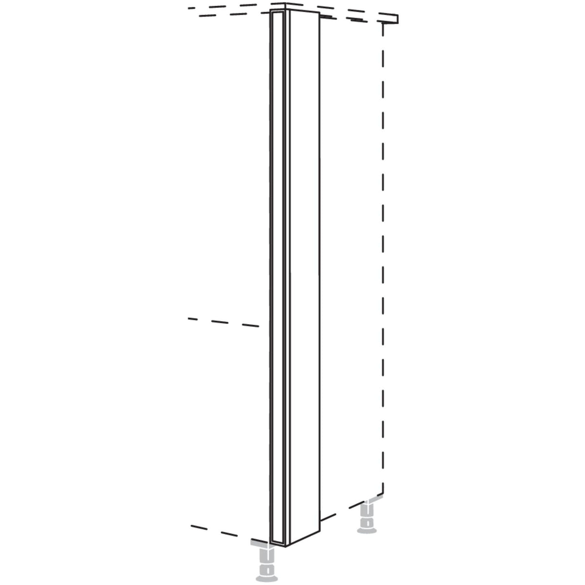 Nobilia XL-Highboard-Pilaster als Zwischenloesung HPIHZ-X 5730