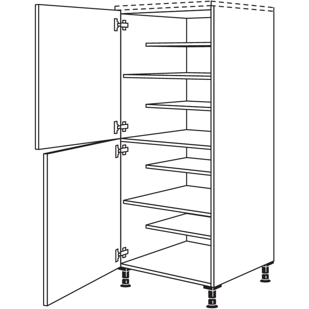 Nobilia XL-Highboard Schuhschrank HDWS40-X 284