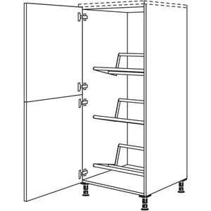 Nobilia XL-Highboard fuer Getraenkekisten HDGTK60-X 31754